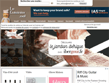 Tablet Screenshot of le-cuisinier.net